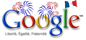 Google Doodle Bastille Day